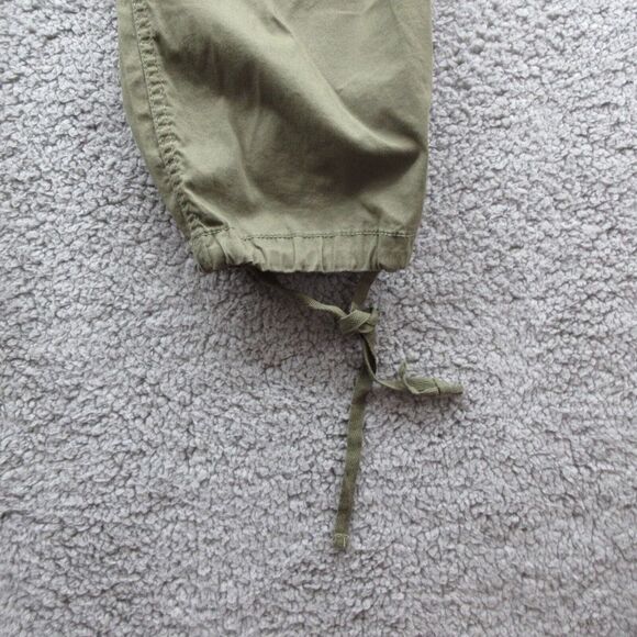Abercrombie & Fitch Vintage Parachute Cargo Pants Y2K Womens 32/ 14S Green - Picture 5 of 11